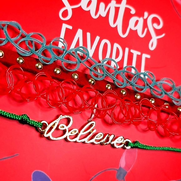 NWOT Christmas Choker Set - Picture 3 of 5